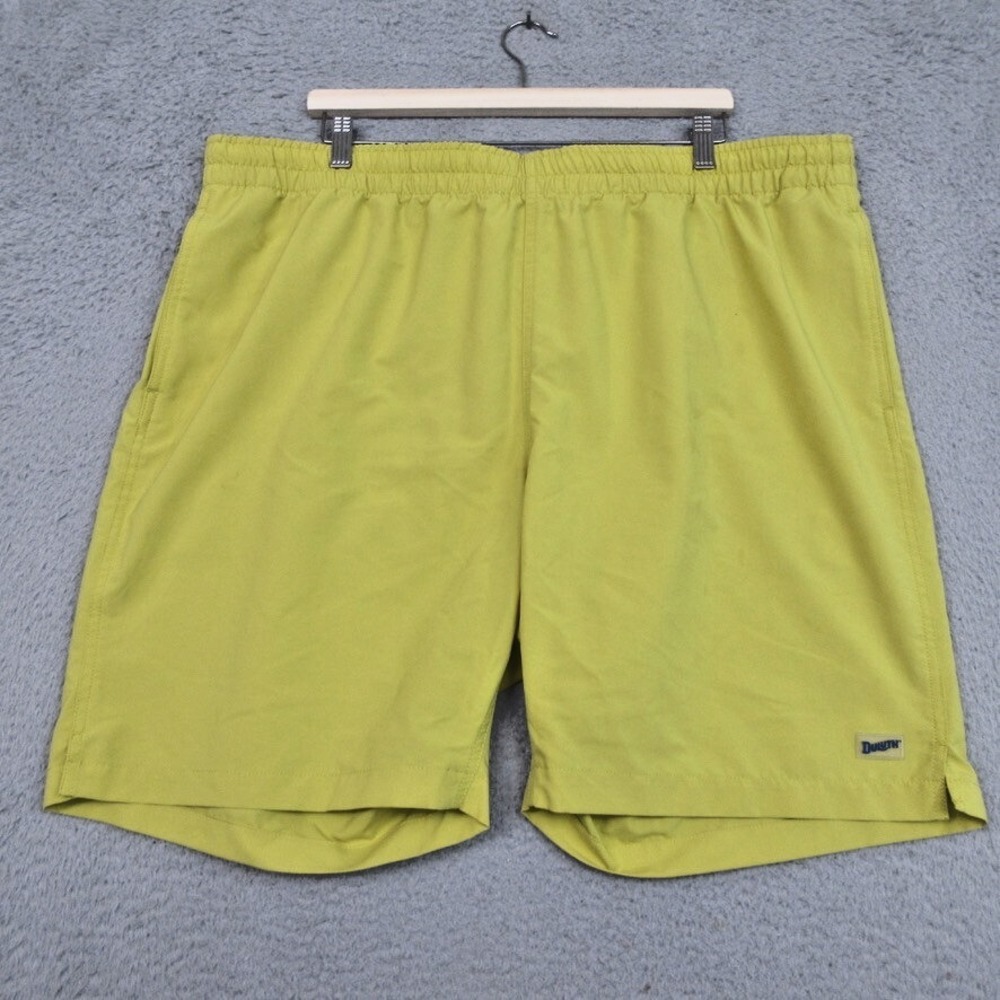 Duluth‎ Trading  Versatile Shorts Men 2XL Yellow Quick‑Dry Outdoor Hiking Swim
